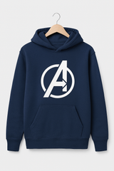 Navy Blue Smile Hoodie