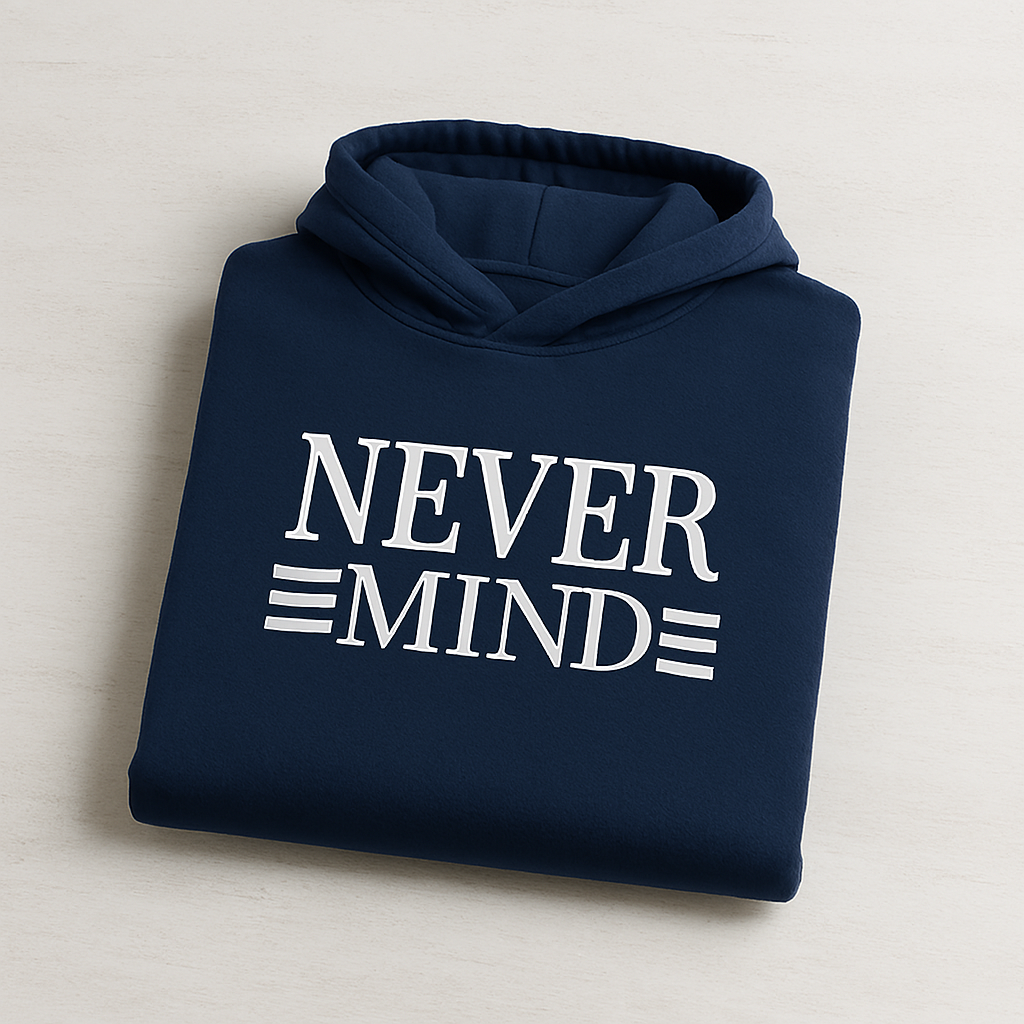 Navy Blue Smile Hoodie
