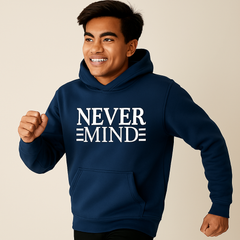 Navy Blue Smile Hoodie