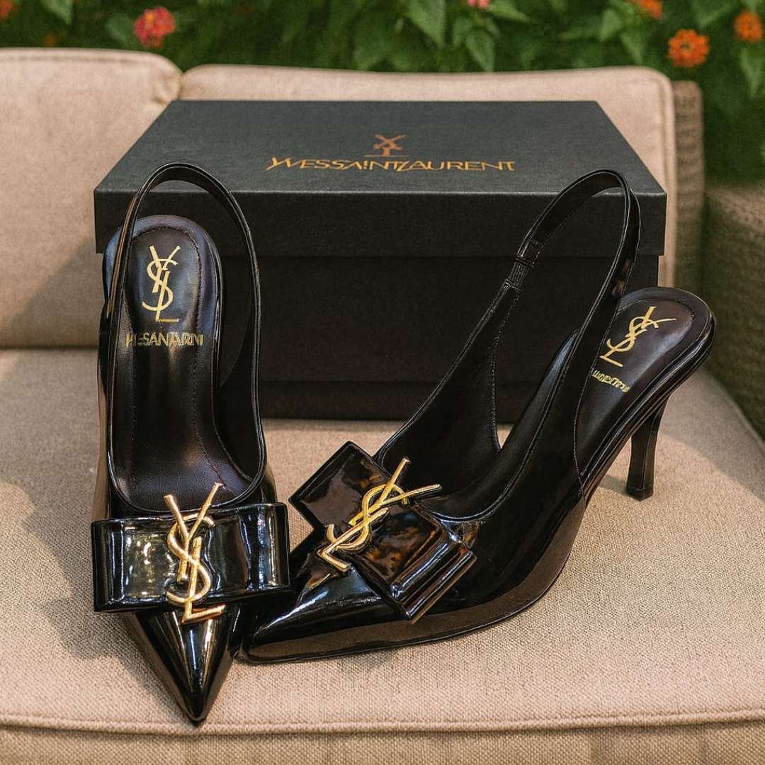 Burgundy Kitten Heel