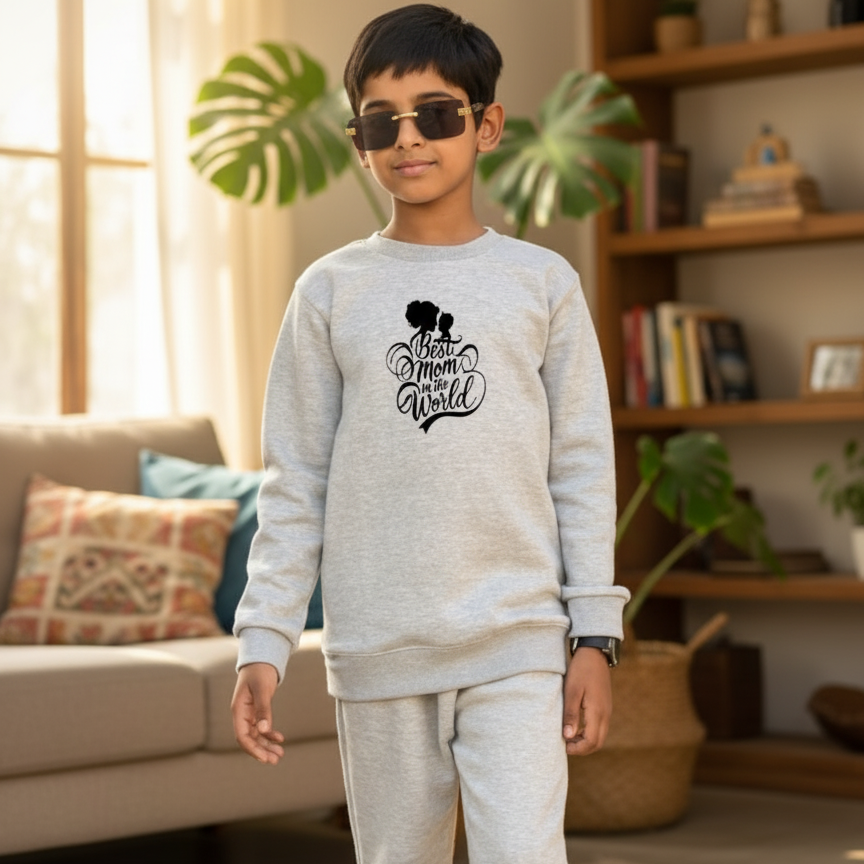 Kids Sweatshirt & Pajama Set large