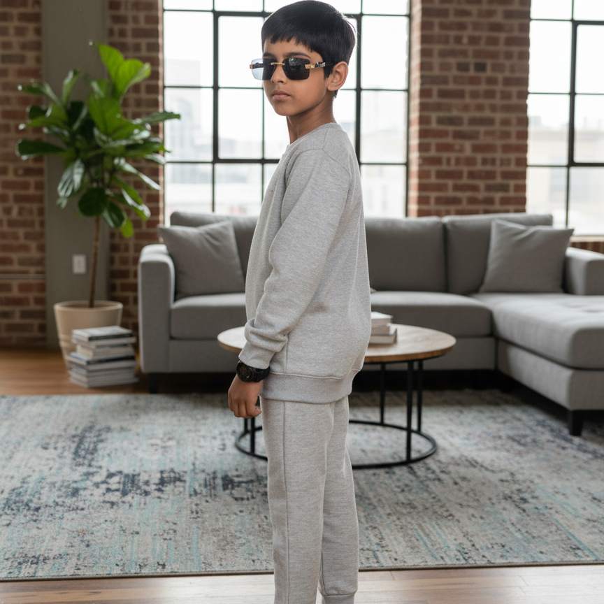 Kids Sweatshirt & Pajama Set large